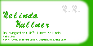 melinda mullner business card